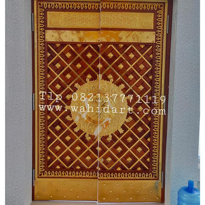 Gambar Pintu Masjid nabawi / Replika pintu nabawi Kuningan dari Wahidart undefined Tokopedia