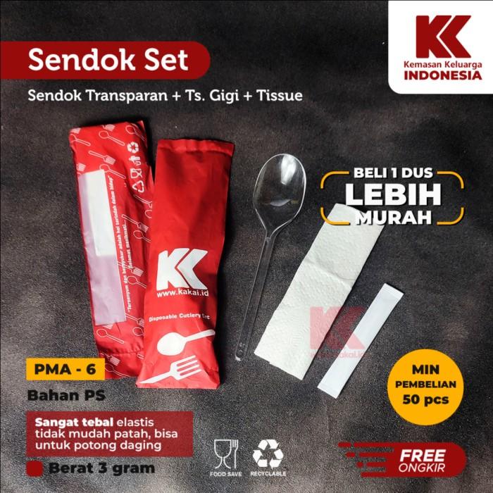 Gambar SENDOK MAKAN SET / SENDOK STERIL / SENDOK SET PREMIUM @50PCS - Transparant dari kakai.talk undefined Tokopedia