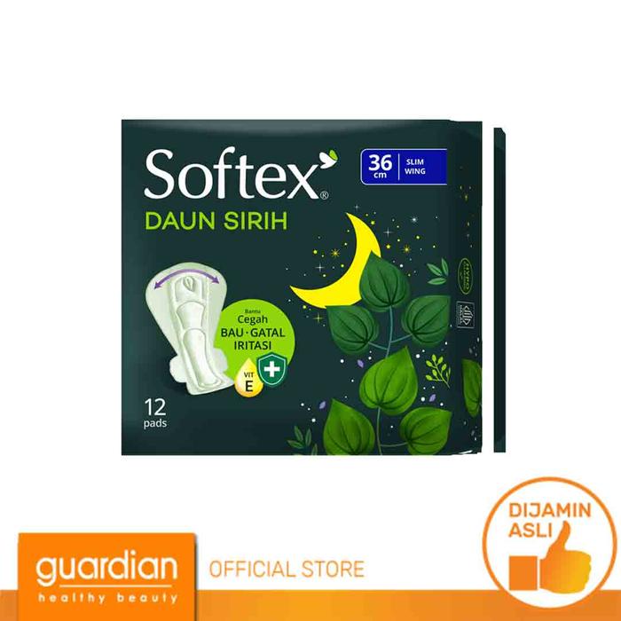Gambar Softex Daun Sirih Slim Wing 36 Cm 12 Pcs dari Guardian Official Store undefined Tokopedia