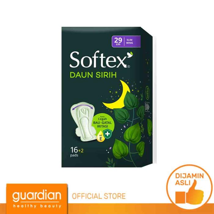 Gambar Softex Daun Sirih Slim 29Cm 16+2S dari Guardian Official Store undefined Tokopedia
