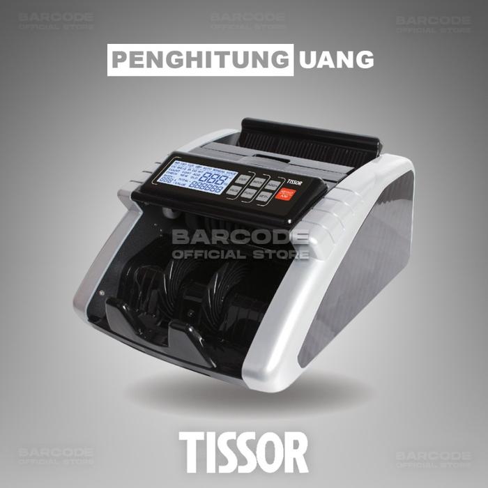 Gambar Tissor Mesin Hitung Uang Denominasi Dual Screen (UV, MG, MT) T1277D - T1100C dari Barcode Store Solutions undefined Tokopedia