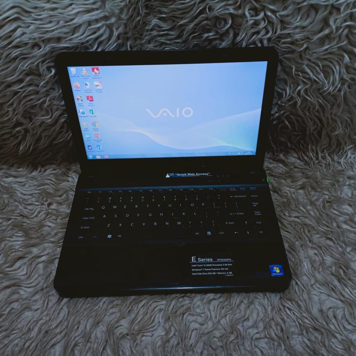 Y91 Laptop Sony Vaio Vpcea25fg Ram 4gb Hdd 320gb Core I3 Siap Pakai