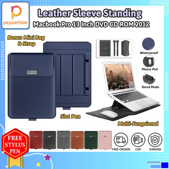 Jual Macbook Pro 13 Inch DVD CD ROM 2012 Sleeve Leather Tas Laptop