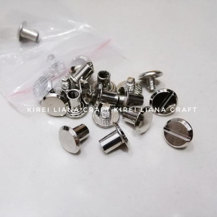 Jual Baut Skrup Screw Paku Rivet 10 x 10 mm GOLD - Baut Agenda ...