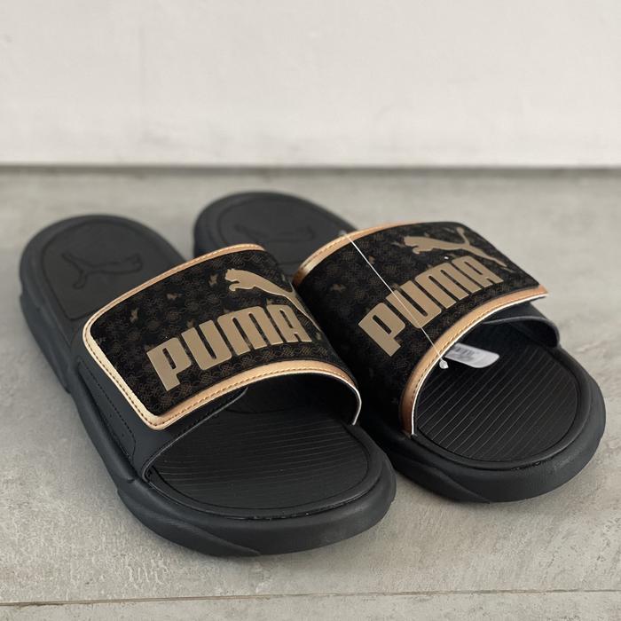 Gambar PUMA ROYALCAT COMFORT CNY SENDAL SANDAL SIZE 47 48 BESAR BIG JUMBO ORI - Hitam, 47 (31cm) dari KAKIGEDE undefined Tokopedia