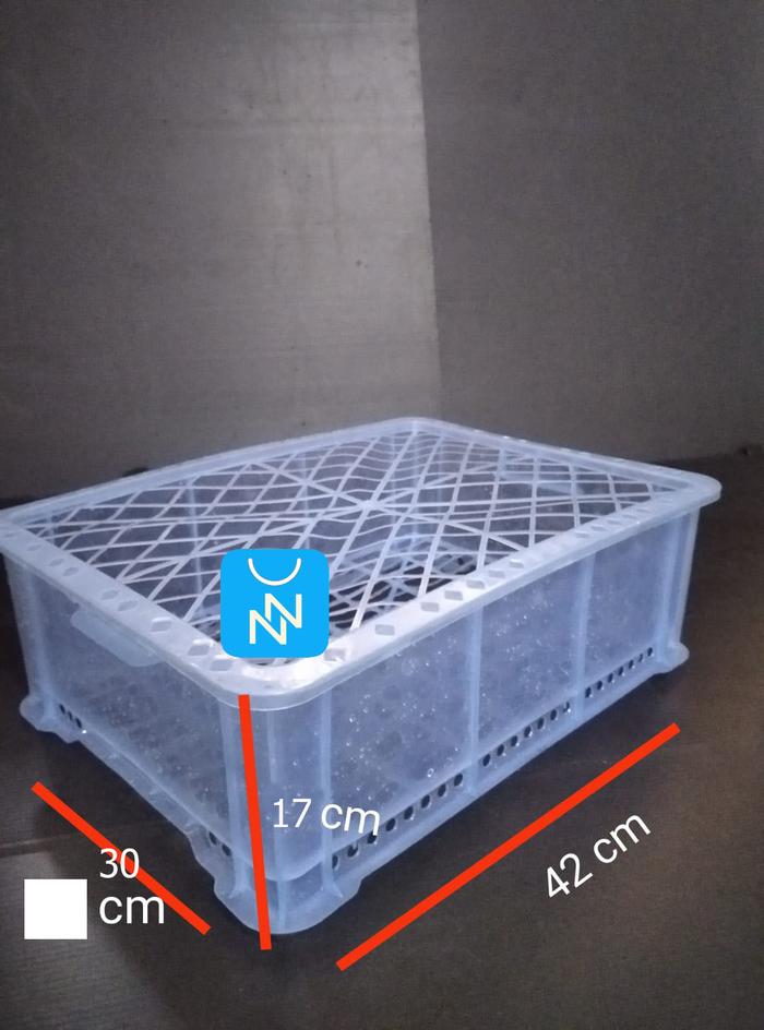 Gambar Keranjang plastik bekas buah kondisi bagus - new model biru dari NoNing Store undefined Tokopedia