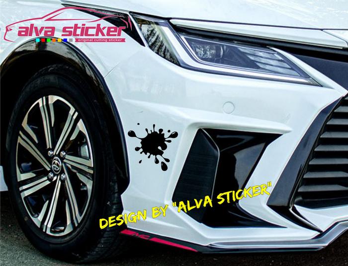 Gambar promo sticker stiker bercak crot bisa menutupi goresan di body kap dll - hitam dari alva sticker mobil undefined Tokopedia