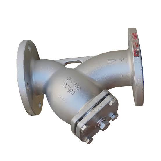 Gambar Y Strainer CF8 Ansi 150 Stainless SS 304 - ukuran : 3" (inch) dari Setianindo Guna Perkasa undefined Tokopedia