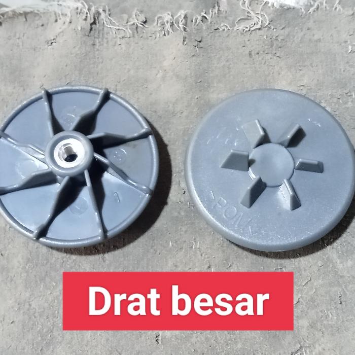 Gambar Gear Konektor Blender National Lama Kopel Blender Miyako/Sanex/GMC - Knktor As bsr dari cahaya terang2 undefined 5 Tokopedia