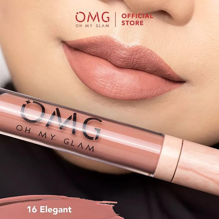 Gambar (OMG) Oh My Glam Matte Lip Cream - 16 Elegant dari Inimelmel Online Shop undefined Tokopedia