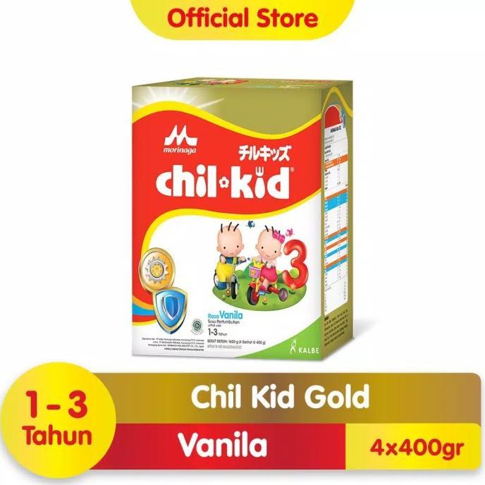 Gambar Chilkid 3 Vanilla 1600 Gold - Chil Kid Reguler Vanila Morinaga Regular - PackingEkonomis, ATAS 5 Bulan dari Atmadja shoop undefined Tokopedia