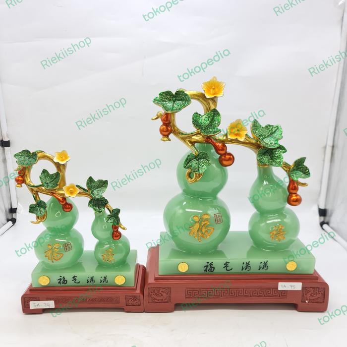 Gambar Patung fengshui holo labu rejeki hoki dekorasi rumah 5A-73 5A-74 - S dari Riekiishop undefined Tokopedia