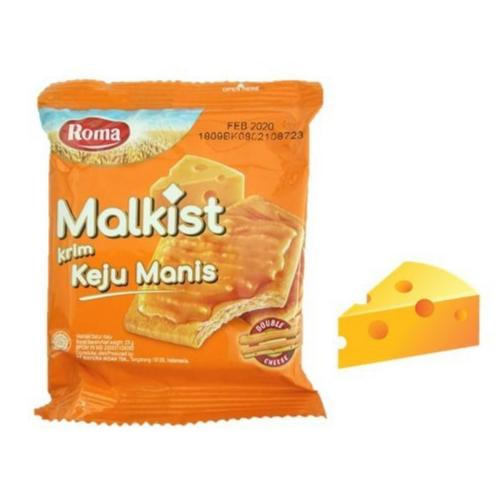 Gambar Roma Malkist Sweet Cracker 14 g Isi 10 Pcs - Keju dari Gantari_ undefined Tokopedia