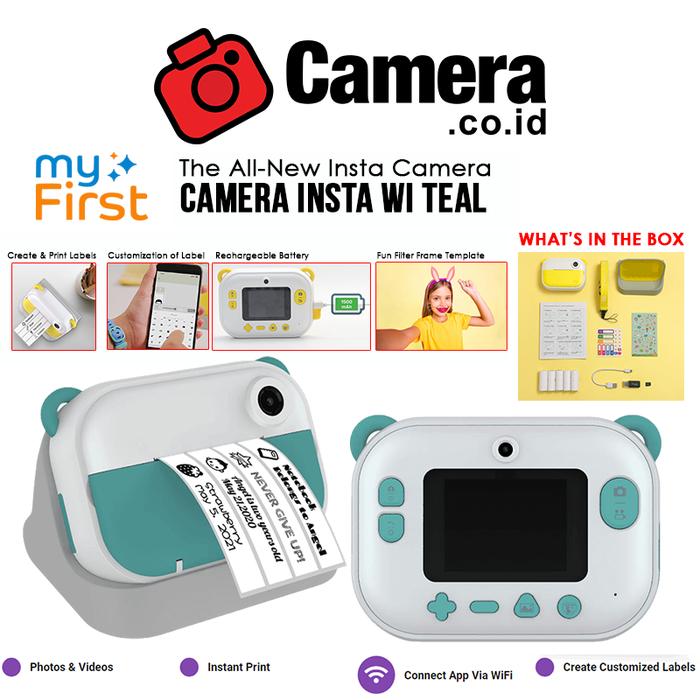 Gambar MyFirst Camera Insta Wi - Instant Camera Wireless - teal dari CAMERA CO ID undefined Tokopedia