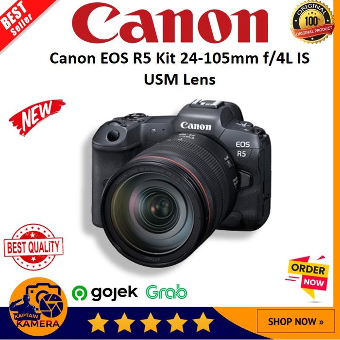 Canon Eos R5 Kit 24-105mm F4l Is Usm Lens