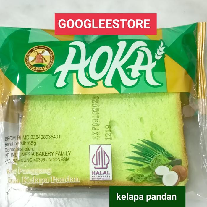 Gambar AOKA ROTI VIRAL TERLARIS RASA KELAPA PANDAN dari GABY.id undefined Tokopedia