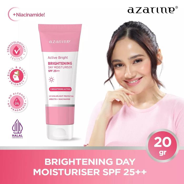 Gambar Day Cream. Azarine Active Brightening Day Moisturizer. Pelembab Wajah dari GeneralRStore undefined Tokopedia