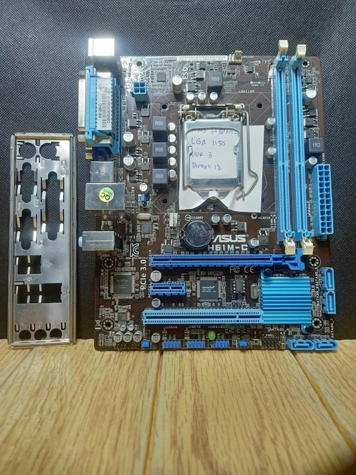 Jual Motherboard ASUS H61MC 1155 DDR3 ATX mikro Jakarta Barat Biz