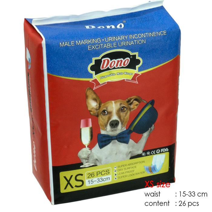 Gambar Diaper Disposable Anjing Betina DONO motif Jeans - XS dari Nekoinu Petshop undefined Tokopedia