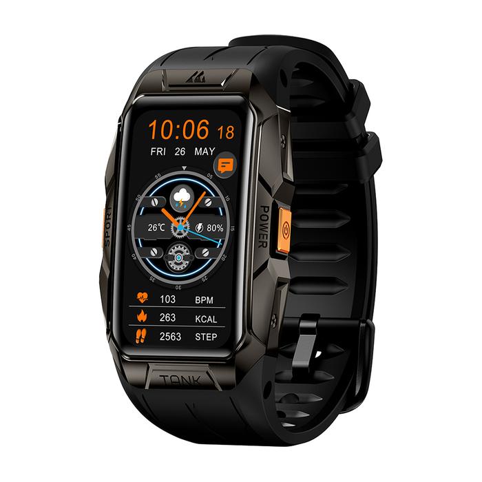 Gambar KOSPET TANK X1 Smart Band AMOLED Waterproof 10ATM Miltary Grade - Hitam dari Redmango undefined Tokopedia