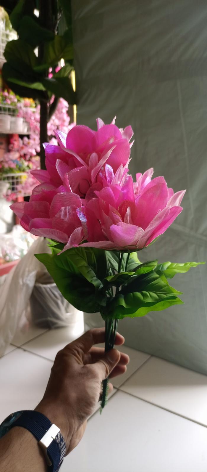 Gambar bunga freesia plastik - Pink dari Toko Bunga Fatih undefined Tokopedia