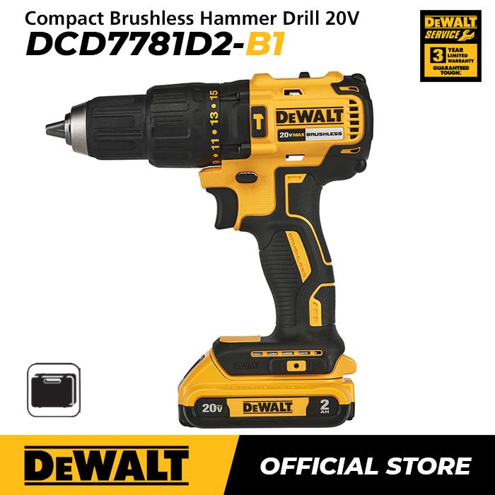 Gambar Dewalt Brushless Impact Drill / Bor Impact Baterai 20Volt DCD7781D2 - DCD7781D2 Only dari Dewalt ID undefined Tokopedia
