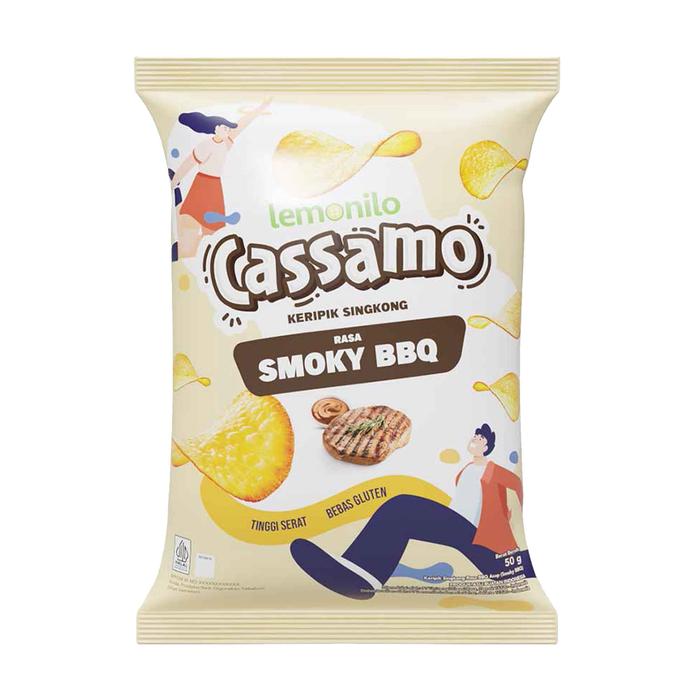 Gambar Keripik Singkong * Cassamo Lemonilo * Keripik Rasa BBQ * 50gr - SMOKY BBQ 50g dari MD mandiri undefined Tokopedia