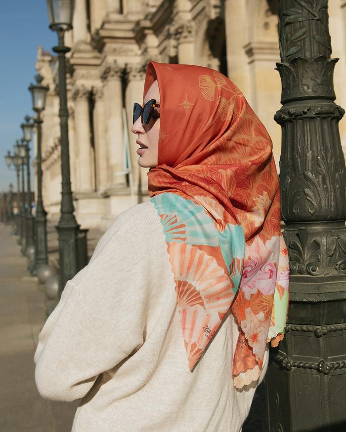 Gambar Zeta Scarves - Origami Series - Scarf Hijab Segiempat - Chairo dari Zeta Scarves undefined Tokopedia