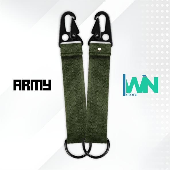Gambar GANTUNGAN KUNCI - KEYCHAIN - NYLON PREMIUM - KEYCHAIN WEBBING CUSTOME - Army, RIDE SAFE dari I win store undefined Tokopedia