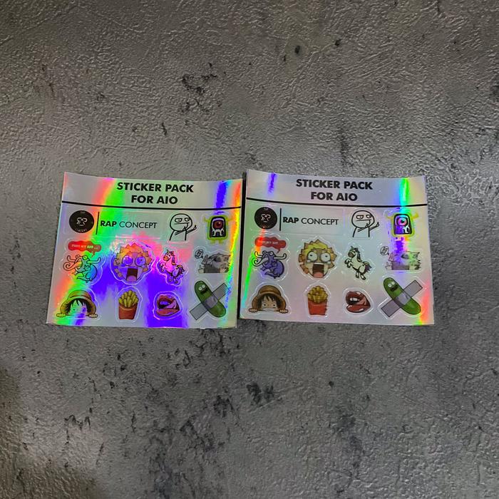 Gambar STICKER PACK FOR AIO ( 1 PACK ISI 11 PCS ) - design 1 dari RAP CONCEPT undefined Tokopedia