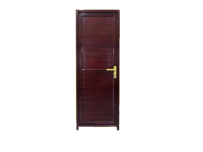Gambar MARLIN PINTU ALUMUNIUM 70X200 CM hitam putih coklat - wood kiri dari Super Bangunan Abadi undefined Tokopedia