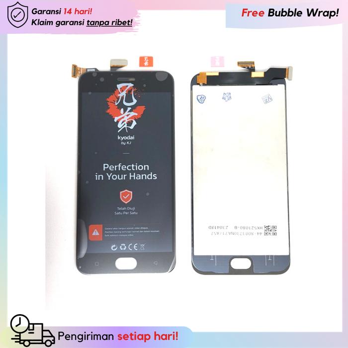 Gambar LCD + Touchscreen Oppo A57 Ori Full Set - Golden Crown - Kyodai Black dari RumahSparepart_ undefined Tokopedia