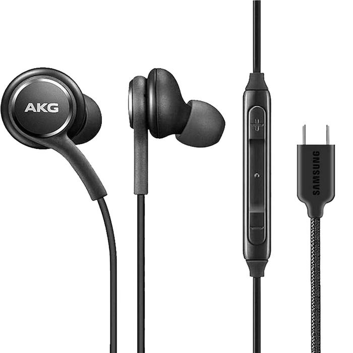 Gambar Handsfree Headset Earphone AKG Samsung Note 10 Plus S20 S22 Type C Ori - Hitam, EARPHONE dari exxo official store undefined Tokopedia