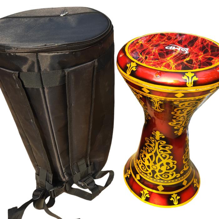 Gambar DARBUKA GMP BLUEFIRE 8 INC - red fire dari habib production undefined Tokopedia