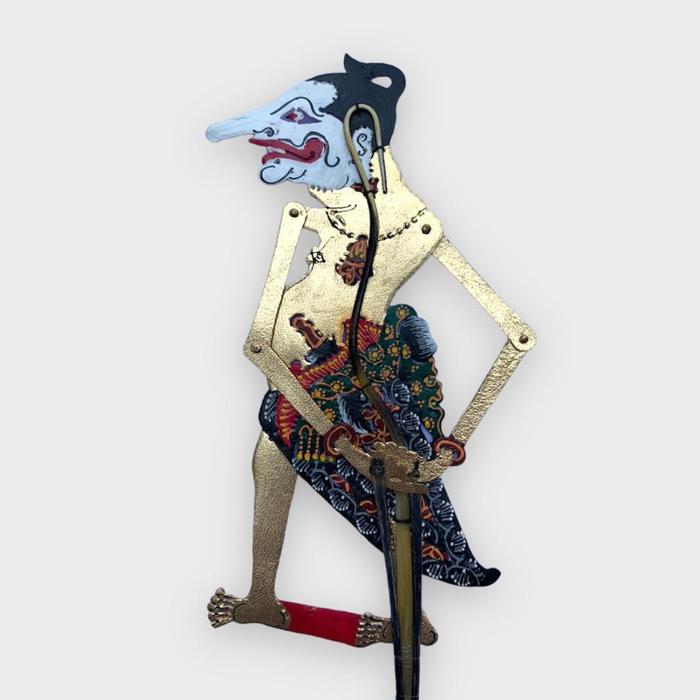 Gambar Wayang Kulit Asli Petruk Kualitas Halus Ukuran 16 cm - Hitam dari Jauharahshoop undefined 3 Tokopedia