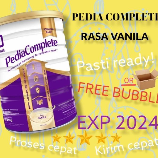 Gambar Susu Pediasure Complete / Pediacomplete/ Pedia Complete Kaleng 850Gram dari Atmadja shoop undefined Tokopedia