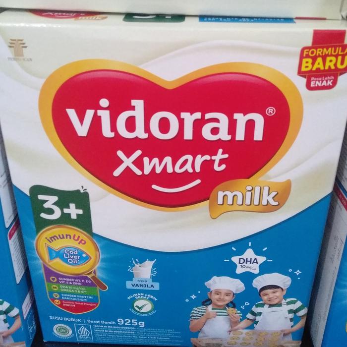 Gambar Vidoran Xmart 3+ Madu/Vanila 1000gr 950gr Susu Vidoran Xmart 3+ 950 gr - Vanila 3+925gr dari firmansyahshoop undefined Tokopedia