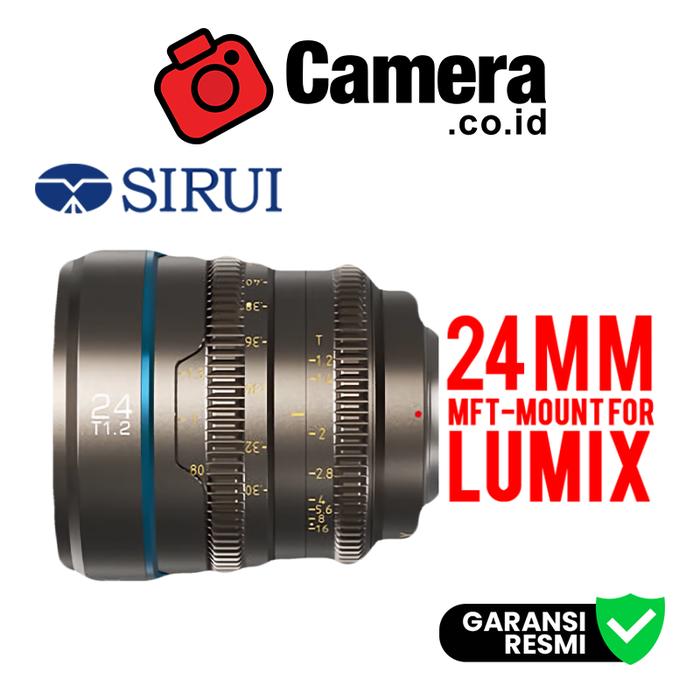 Gambar SIRUI Nightwalker 24mm T1.2 S35 Manual Focus Cine Lensa Kamera - M4/3 Mount, gray dari CAMERA CO ID undefined Tokopedia