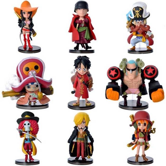 Gambar SUPERMALL Action Figure Naruto - Mainan Anime Naruto Figure Set 6 pcs - One Piece C dari Supermall Nusantara undefined Tokopedia
