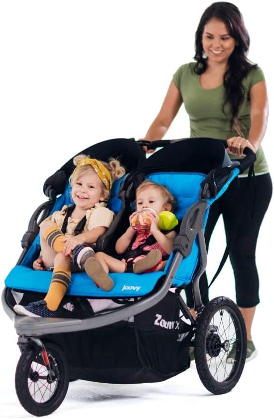 Jual Joovy Zoom X2 Double Jogging Stroller, Double Stroller, Extra