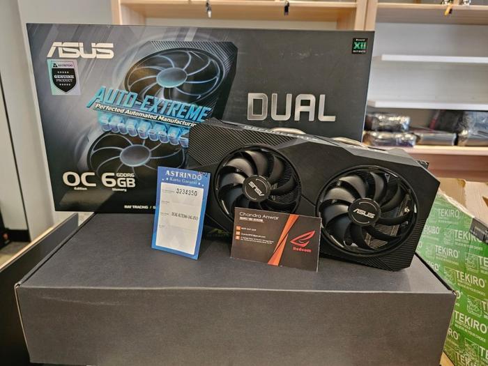Promo ASUS DUAL GAMING GeForce RTX 2060 RTX2060 EVO OC 6GB 2ND