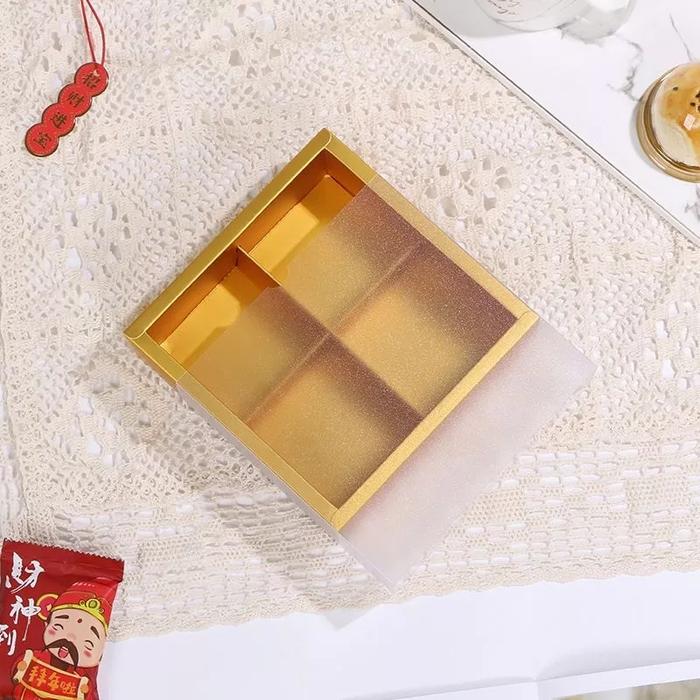 Gambar 5pcs box mooncake sekat 4 50-75gr box kotak dus kue mochi pia puding - marmer, sekat 4 dari mmtokomurah undefined 4 Tokopedia