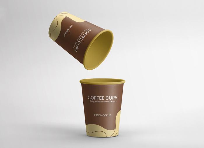 Jual Papercup Coklat 8oz isi 50 Pcs, Gelas Kopi Kertas, Paper Cup Motif ...