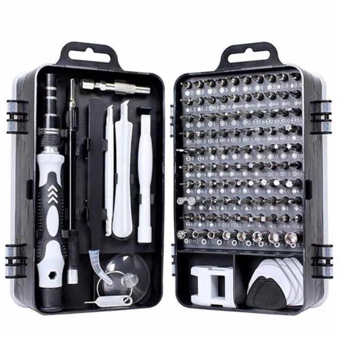 Gambar Obeng Set 115 In 1 Screwdriver Set Reparasi Smartphone Laptop Precisio - 115 In 1 dari D_Zone undefined Tokopedia