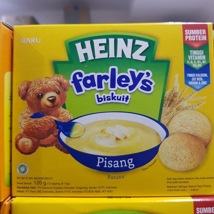 Gambar heinz farley's biskuit farley rasa pisang dari Selera susu undefined Tokopedia
