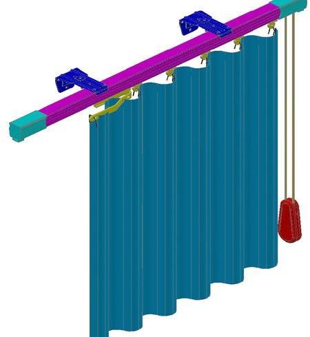 Gambar Rel Gorden Functional Curtain Track, Onna Gold, Cord System dari Hanke Store undefined Tokopedia