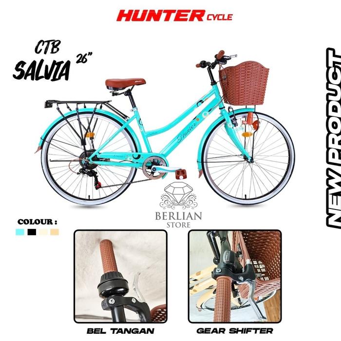 Gambar SEPEDA KERANJANG DEWASA CTB 26 INCH HUNTER SALVIA 7 SP - Hitam, 26 inch dari berlianstore777 undefined 4 Tokopedia