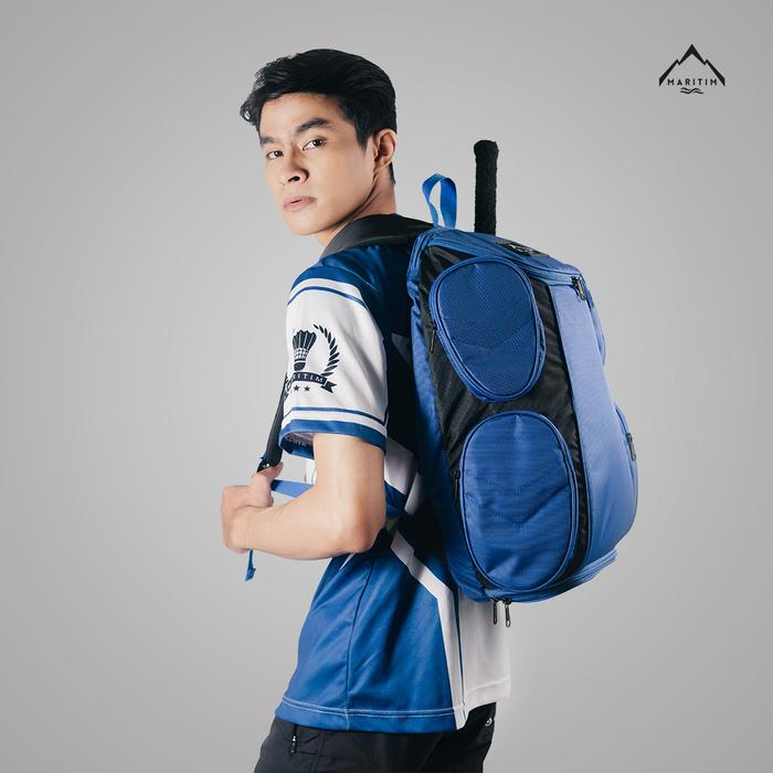 Gambar Tas Badminton Laptop Maritim Army Super Keren - Biru dari Maritim Bag Indonesia undefined Tokopedia