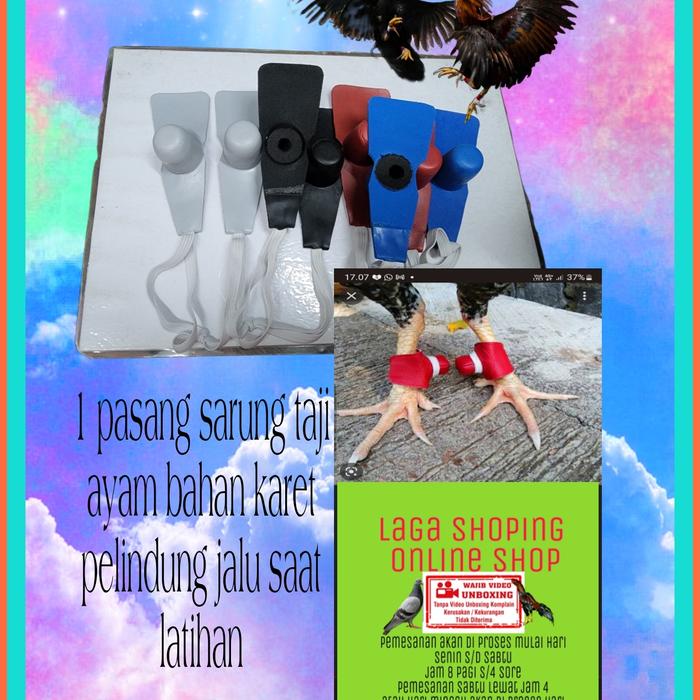 Gambar sarung jalu 2buah bungkus taji ayam bangkok asli murah asesoris gebrak - sarung karet dari lagashoping undefined Tokopedia