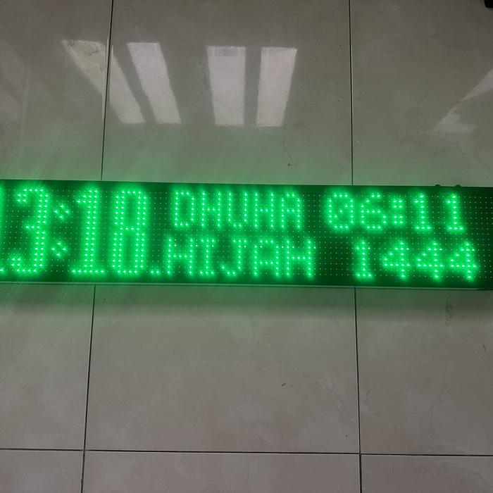 Gambar JAM DIGITAL MASJID - Hijau dari ASFA DIGITAL LED undefined Tokopedia